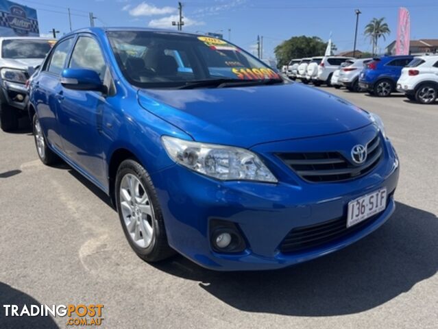 2012  TOYOTA COROLLA ASCENT SPORT ZRE152R MY11 SEDAN