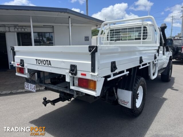 2019  TOYOTA LANDCRUISER WORKMATE SINGLE CAB VDJ79R CAB CHASSIS