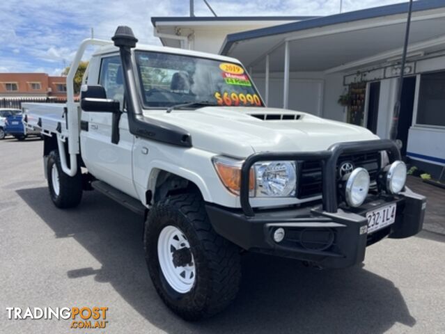 2019  TOYOTA LANDCRUISER WORKMATE SINGLE CAB VDJ79R CAB CHASSIS