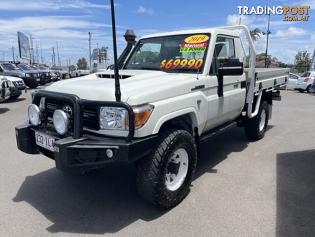 2019  TOYOTA LANDCRUISER WORKMATE SINGLE CAB VDJ79R CAB CHASSIS