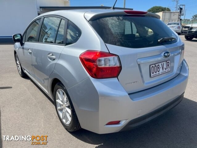 2014  SUBARU IMPREZA 2.0I G4 MY14 HATCHBACK