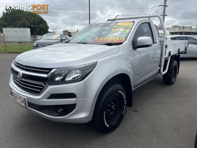 2018  HOLDEN COLORADO LS SINGLE CAB RG MY19 CAB CHASSIS