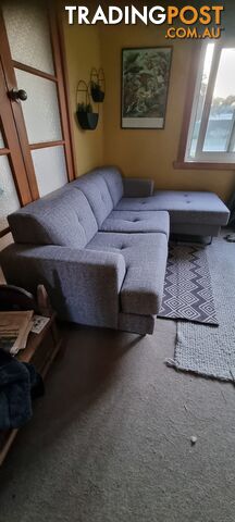 Semi modular chaise couch