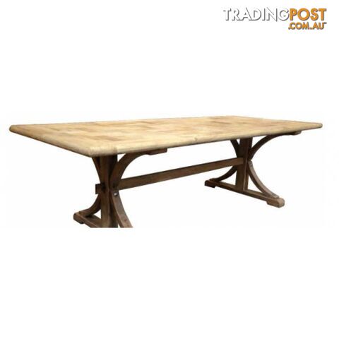 MF Brussels Recycled Elm Timber Dining Table SKU: BR250/200