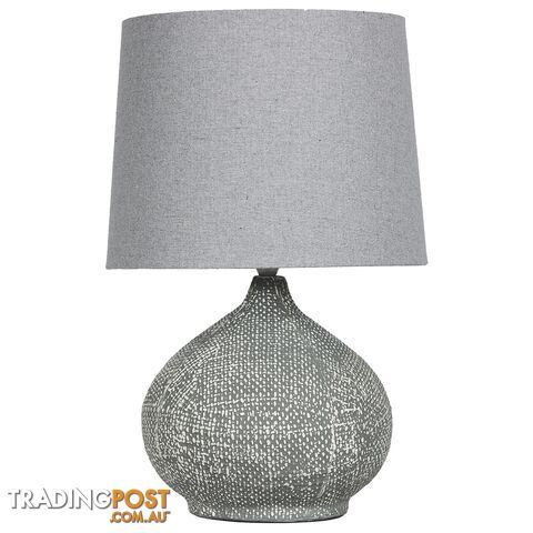 SH Winnie Ceramic Table Lamp Charcoal SKU: 06-199C