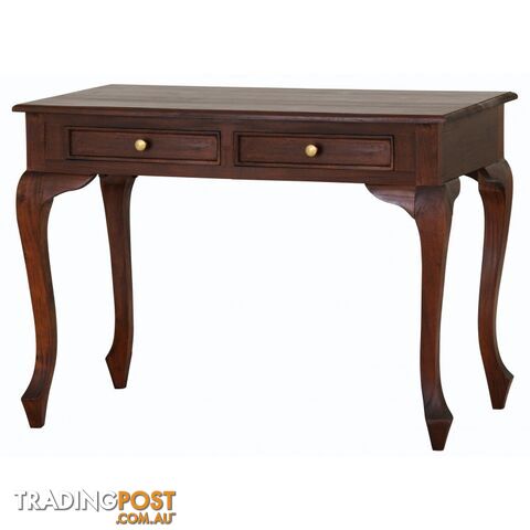 CT Queen Ann Solid Timber 2 Drawer Desk SKU: DK 002 QA