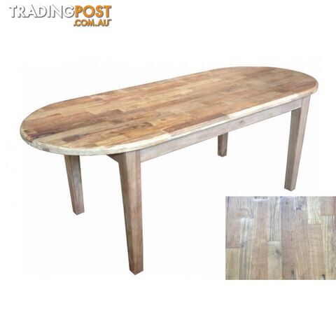 MF Villa Tapered Leg Recycled Elm Timber Dining Table SKU: JW260/210