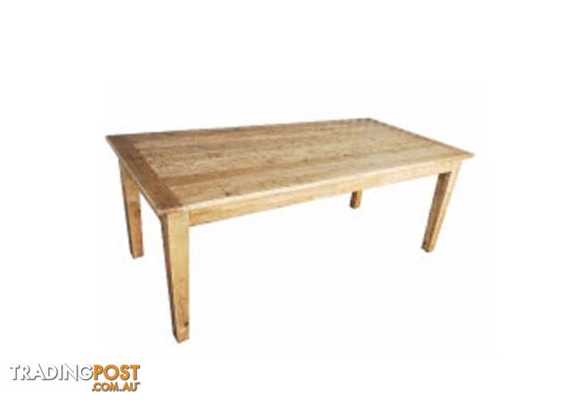 MF Natural Oak Timber Dining Table - 260cm SKU: YY260AB