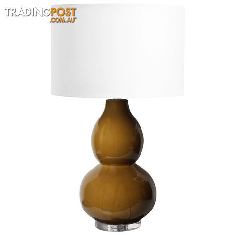 SH Dory Ceramic Table Lamp in Brown SKU: 06-157