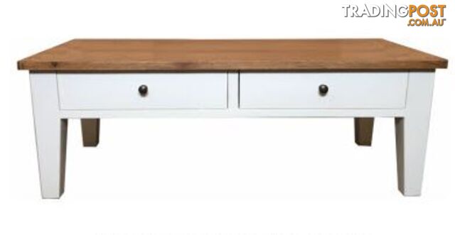 MF Lucia Oak Timber 2 Drawer 2 Way Coffee Table SKU: YB120W