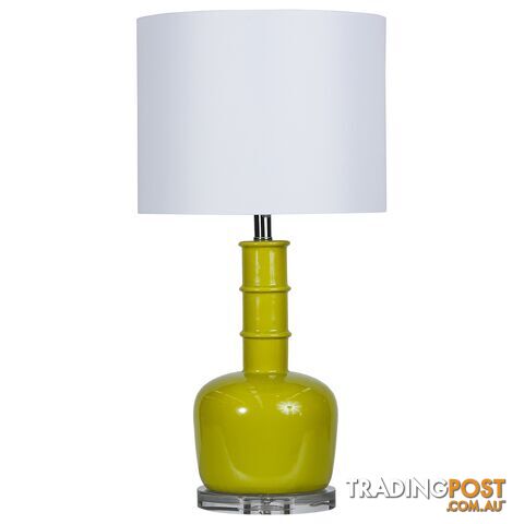 SH Ashley Ceramic Table Lamp Green SKU: 06-200G