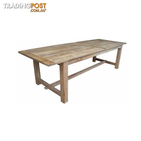 MF Farmhouse Recycled Elm Timber Dining Table SKU: DL184/240/290