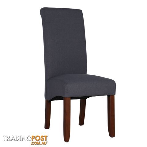 BT Avalon Dark Grey Fabric Upholstered Dining Chair SKU: AVALON-C27