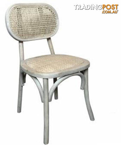 MF Grey Bahamas Rattan Back &#038; Seat Dining Chair SKU: XN1964