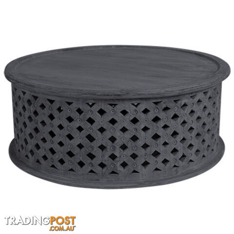 SH Preston Solid Timber Lattice-work Coffee Table - Charocal SKU: 48-024C