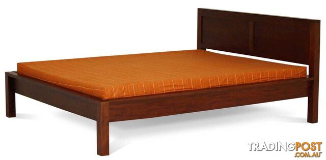 CT Amsterdam Solid Mahogany Timber Queen Bed SKU: BS 000 TA QUEEN