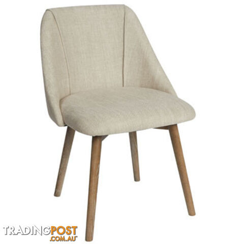 SH Soweto Fabric Upholstered Timber Leg Langley Chair SKU: 41-009