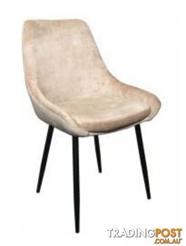 MF Madeleine Fabric Upholstered Dining Chair - Camel SKU: DR2619C