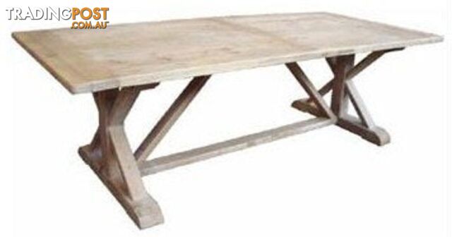 MF Chateau Recycled ElmTimber Dining Table SKU: XX245