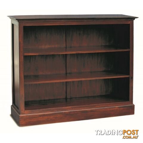 CT Tasmania Solid Timber Half Size Bookcase - Wide SKU: BC 000 HS W