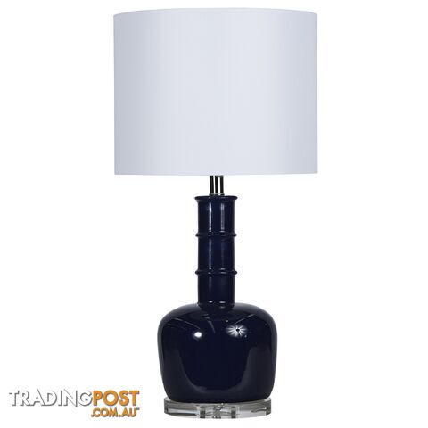 SH Ashly Ceramic Table Lamp Blue SKU: 06-200N