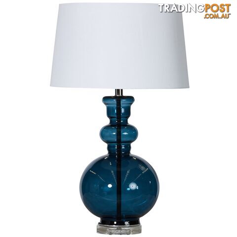 SH Calli Glass Table Lamp in Sea Blue SKU: 06-100