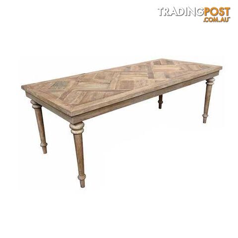 MF Morocco Recycled Elm Timber Dining Table SKU: XM200/150