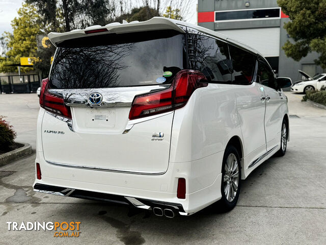 2020 TOYOTA ALPHARD SR C AYH30 WAGON