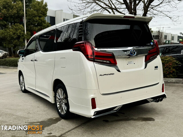 2020 TOYOTA ALPHARD SR C AYH30 WAGON