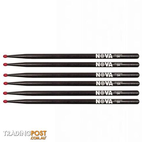 Nova Red Drum Sticks 5A