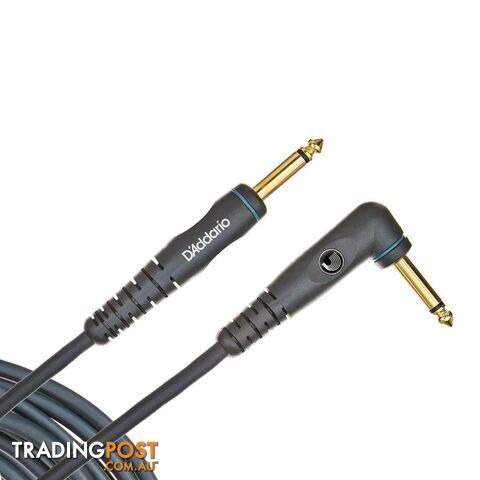 D'addario Planet Waves Custom Series Instrument Cable, 10 feet Right angle-stra - 0019954934354 - AGK-PW-GRA-10