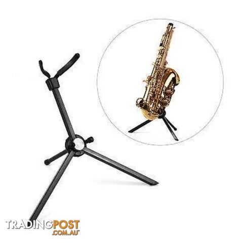 Portable Alto Saxophone Stand Sax Floor Stand Holder Foldable with Bag - 718760161656 - ZOE-I5251-1