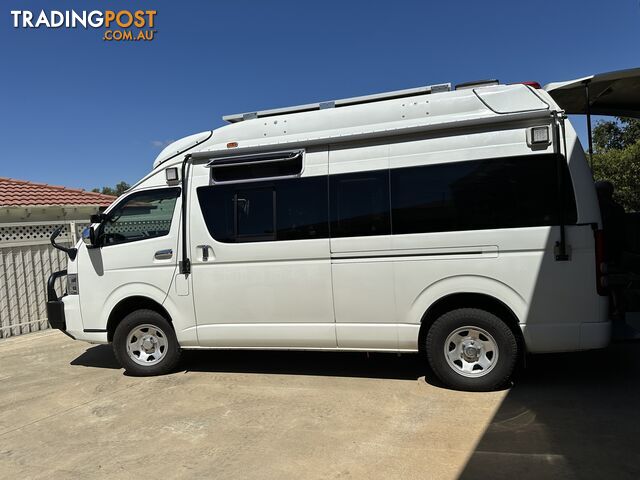 Toyota Hi Ace 2010 constant 4 x 4 motorhome.