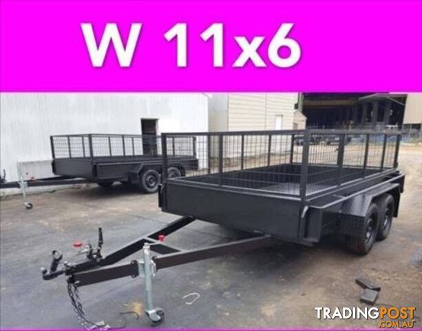 11x6 TANDEM TRAILER CAGED 2000KG FULL CHK PTE ALSO GOT 10X6 12X6