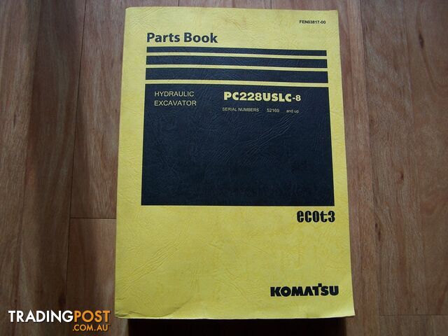 Komatsu Excavtor Parts Book