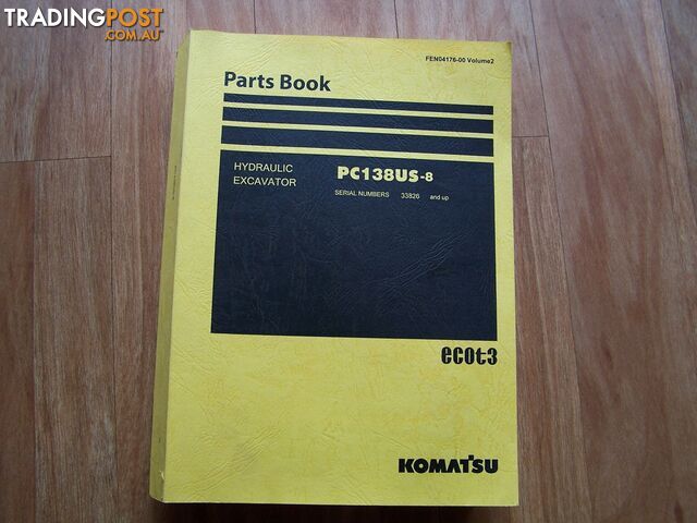 Komatsu Excavator Parts Book  volume 1