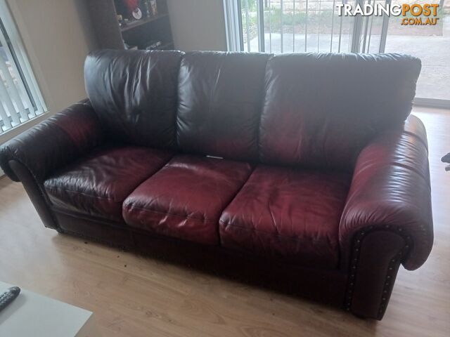 Red Leather lounge