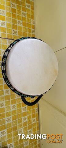 Djembe Drum 12in, Genuine Ghana handmade 24in high - photo 2 of 3