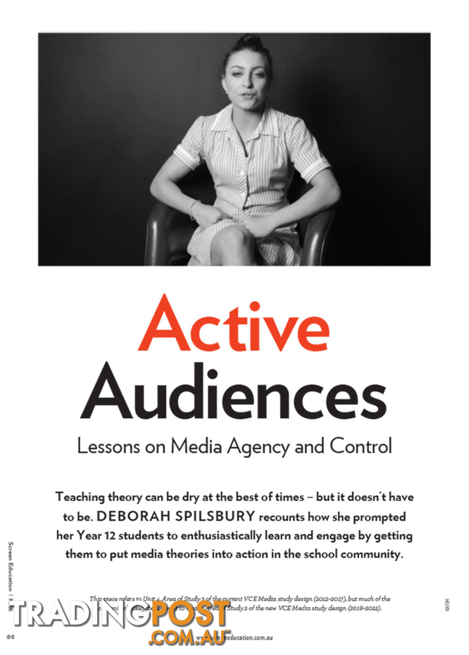 Active Audiences: Lessons on Media Agency and Control