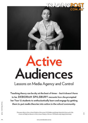 Active Audiences: Lessons on Media Agency and Control