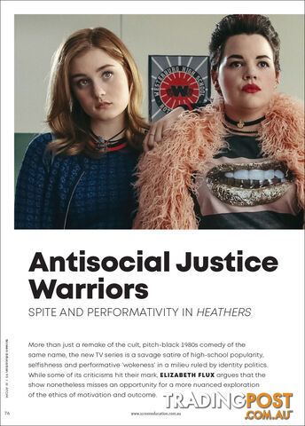 Antisocial Justice Warriors: Spite and Performativity in 'Heathers'