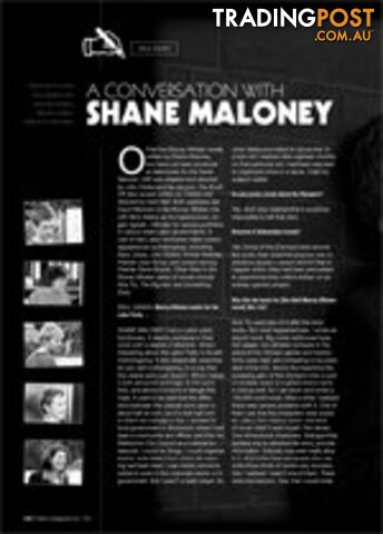 A Conversation With Shane Maloney