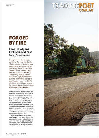 Forged by Fire: Food, Family and Culture in Matthew Salleh's 'Barbecue'