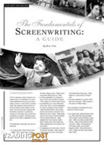 The Fundamentals of Screenwriting: A Guide