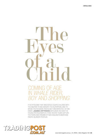 The Eyes of a Child: Coming of Age in Whale Rider, Boy and Shopping