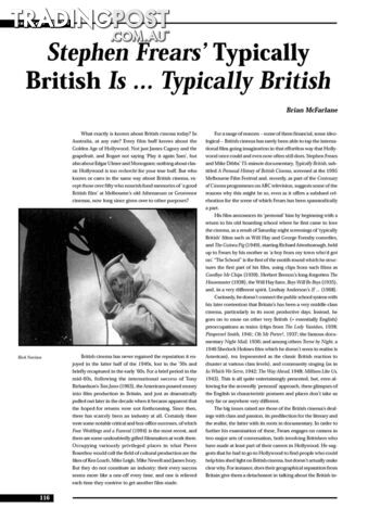 Stephen Frears' 'Typically British' Is