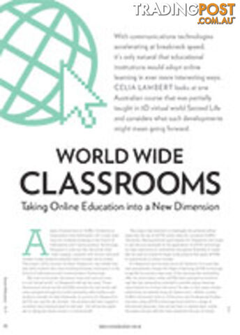 World Wide Classrooms: Taking Online Education into a New Dimension