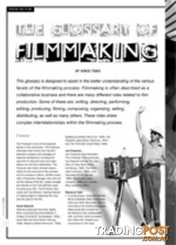 The Glossary of Filmmaking