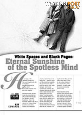 White Spaces and Blank Pages: Eternal Sunshine of the Spotless Mind
