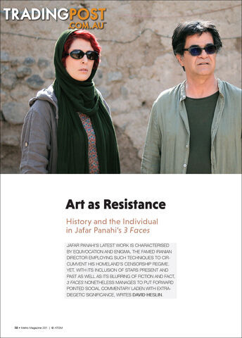 Art as Resistance: History and the Individual in Jafar Panahi's '3 Faces'